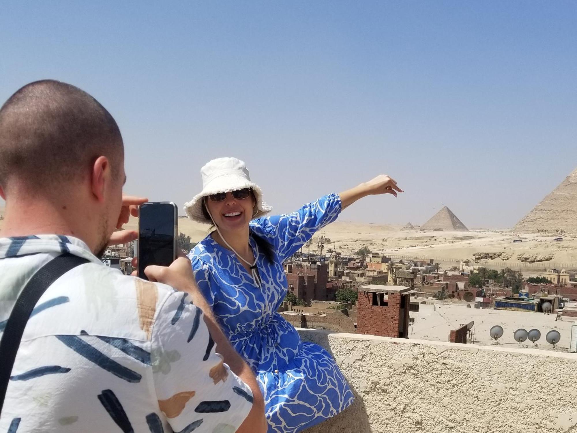 Rixsos Pyramids Inn Nazlet el-Sîsi Exterior photo